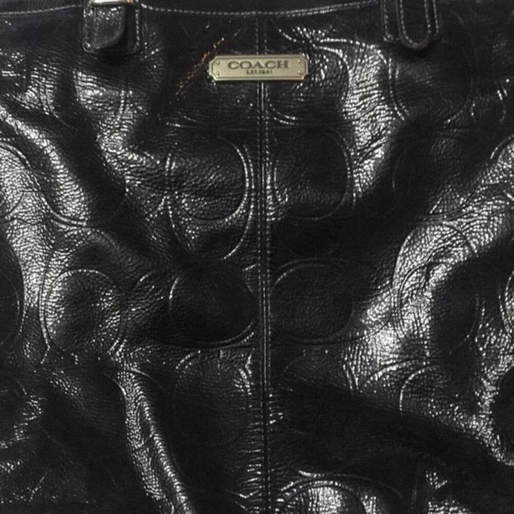▶️ Coach ◀️ F19818 North South Signature purse - Picture 2 of 9